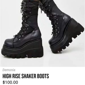 Demonia High Rise Shaker Boots